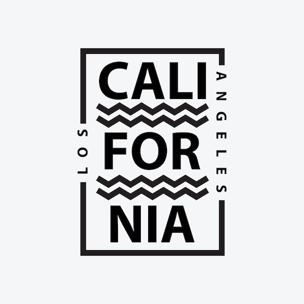 Californië typografie vector t-shirt ontwerp