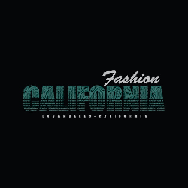 Californië typografie vector t-shirt ontwerp