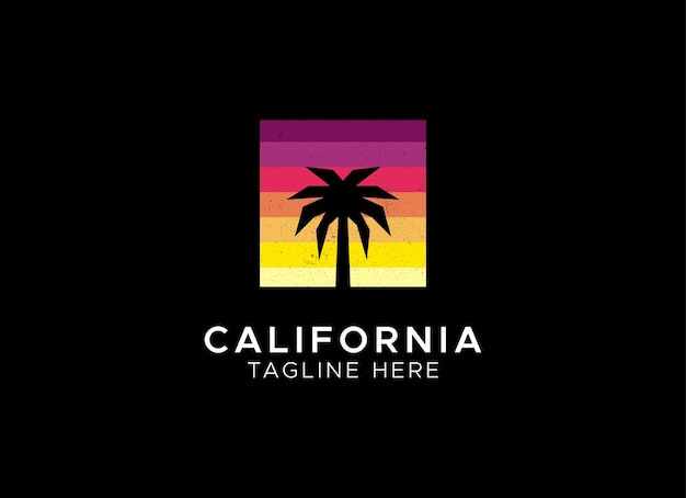 Californië vectorillustratie, voor logo print en ander gebruik.