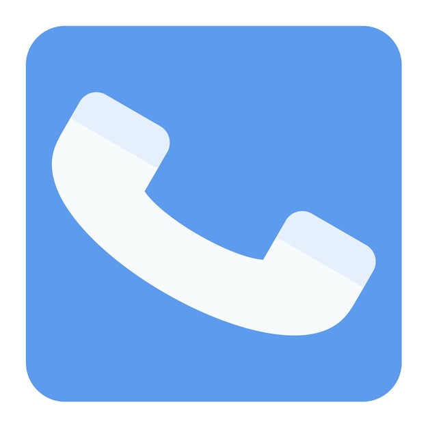 Call Button Flat Illustration