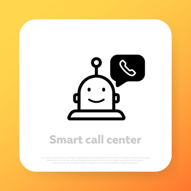 Call center icon. support customer service. vector line icon for business and advertising.