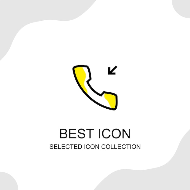 Call icon collection kan worden gebruikt voor digitaal en print