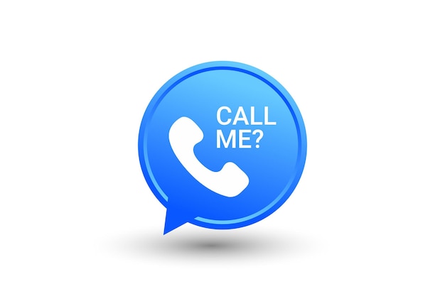 Call me With phone icon Vector Element