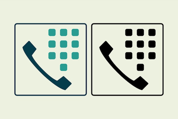 call number icon icon related to ui elements suitable for web site app user interfaceselement printable etc solid icon style simple vector design editable