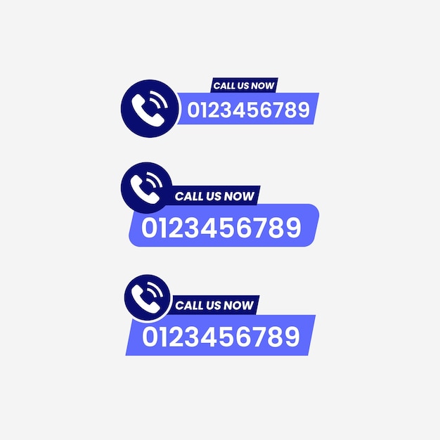 Vector call us now button call to action button