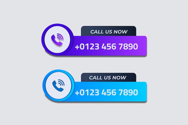 Call us now buttons banner