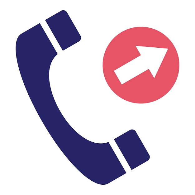 Call vector icoontje illustratie van communicatie icoonset