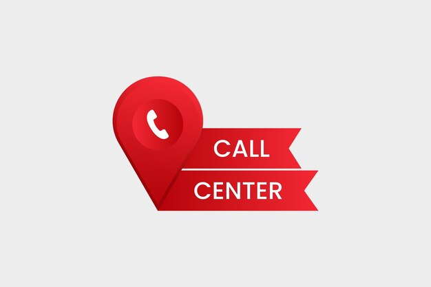 Callcenter locatie kaart pin gps aanwijzer markeringspictogram