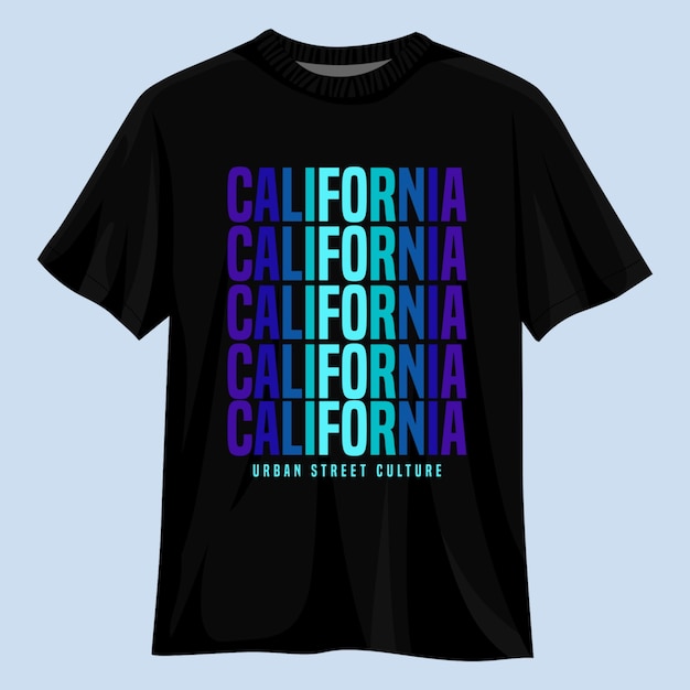 Callifornia vector t shirt design