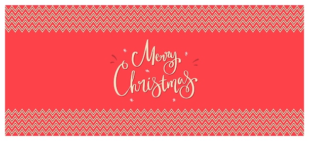 Calligraphic lettering merry christmas joyful celebration greeting banners set design cartoon style