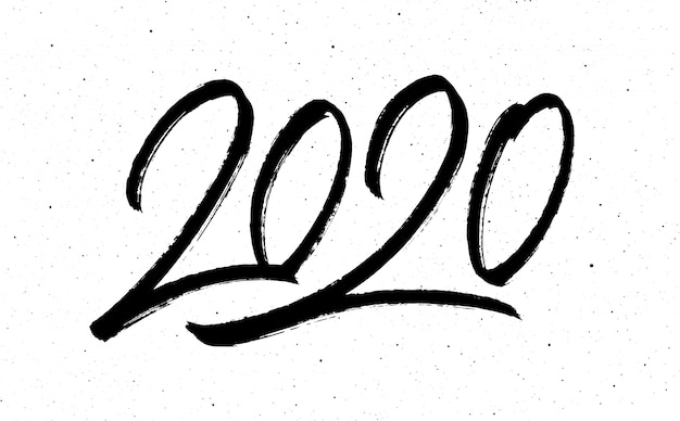 Calligraphy for 2020 new year of the rat