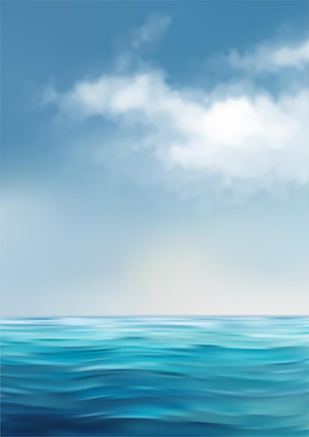 やかな海の風景