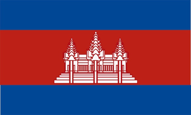 Cambodia Flag Design