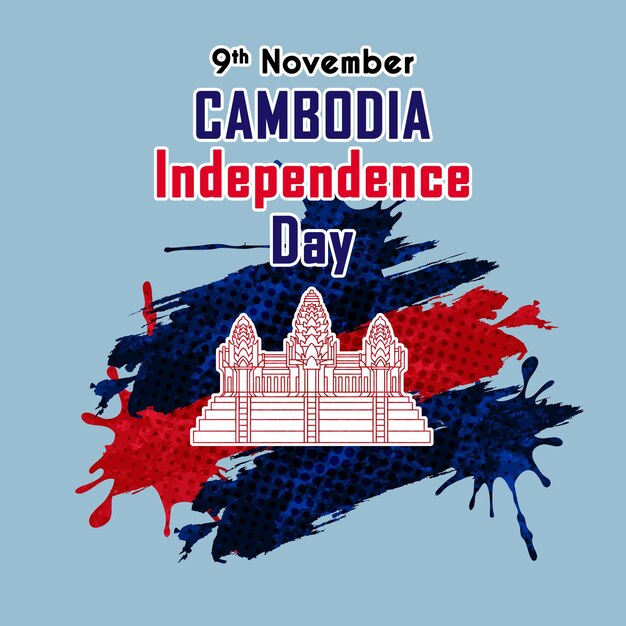 Cambodia Independence Day Background.