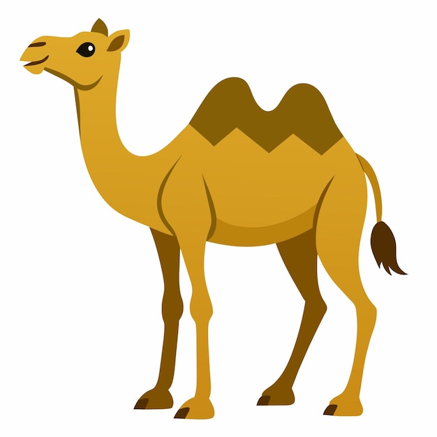 Vector camel cartoon vector illustratie