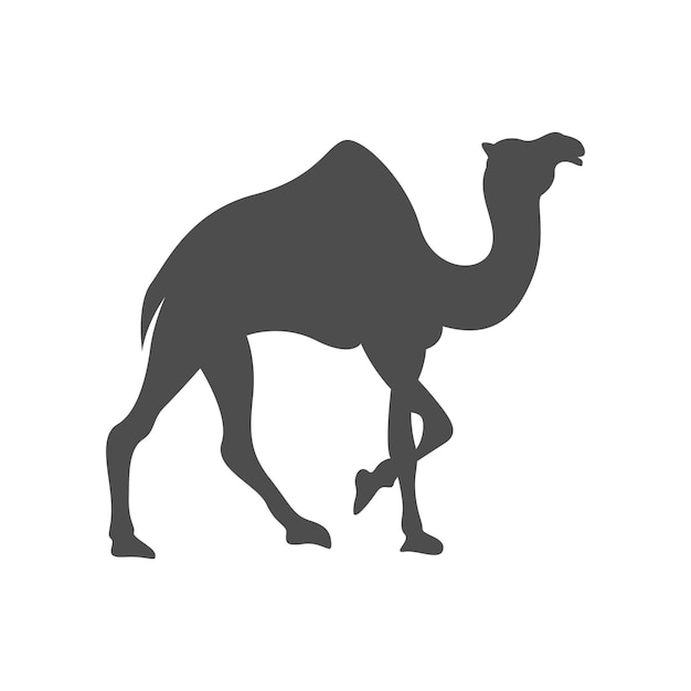 Vector camel desain logo icon illuatration