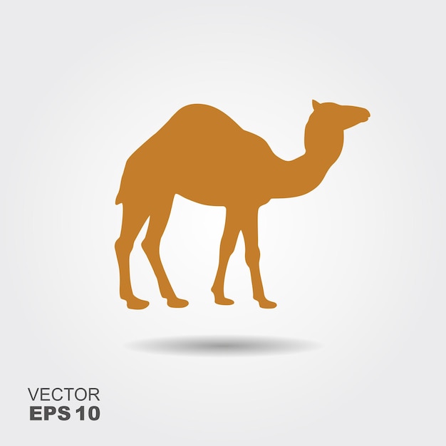 Camel icon silhouette vector illustration