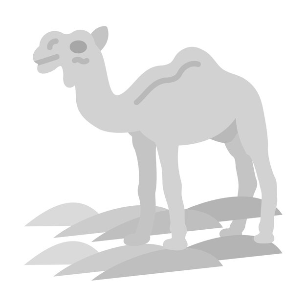 Vector camel icon vector image can be used for desert