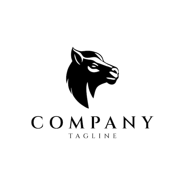 Camel logo design vector illustration