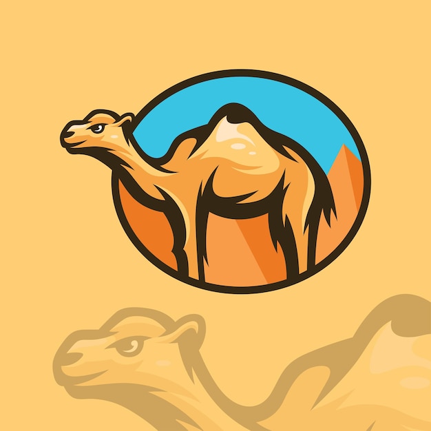 Vector camel logo illustration