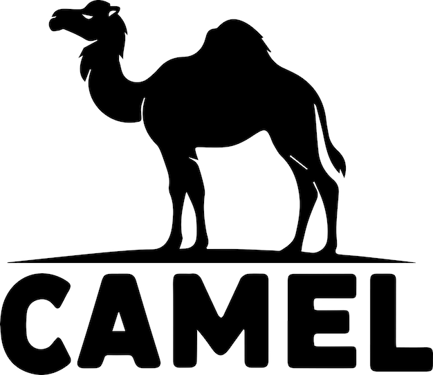 ベクトル カメラ・アイコン・ベクトル・シルエット (camel icon vector silhouette)