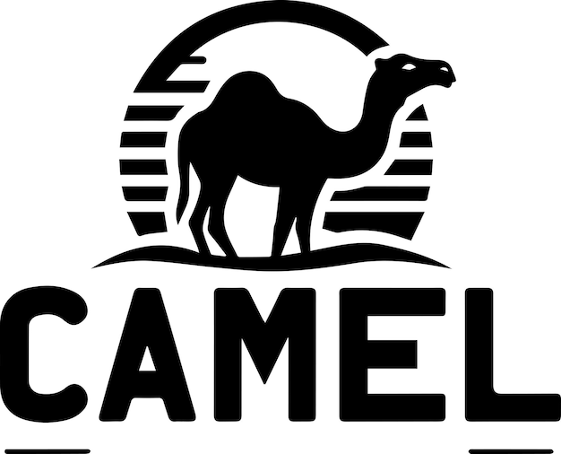 Premium Vector | Camel logo vector art illustration camel icon vector ...