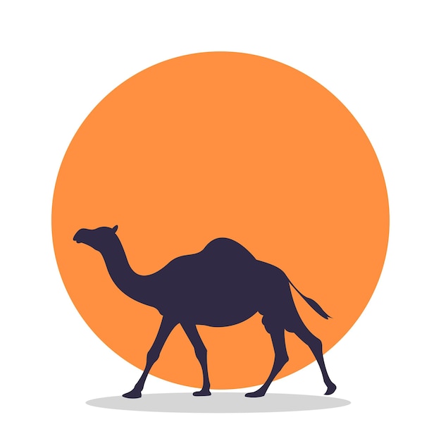 Camel Vector Flat Style