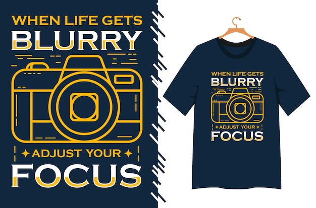 camera design for t shirt graphic