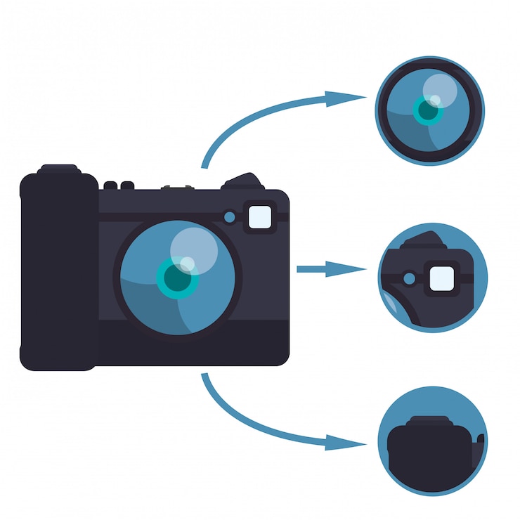 Vector camera equipment design 