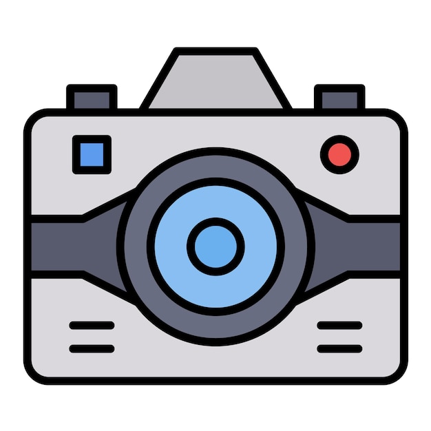 Camera Flat Illustration