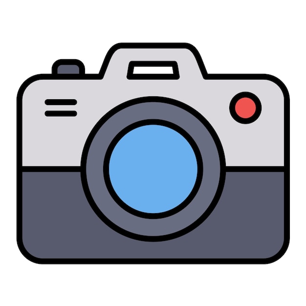 Camera Flat Illustration