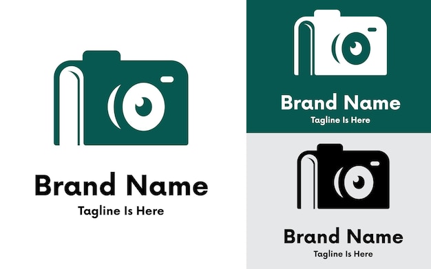 camera fotografie boek logo ontwerp