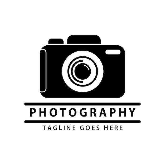 Camera fotografie logo vector pictogrammalplaatje