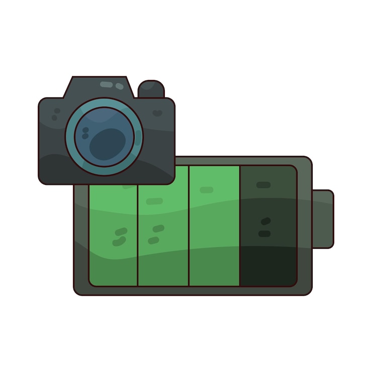 Vector camera full battery