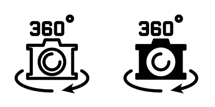 Vector camera icon design template