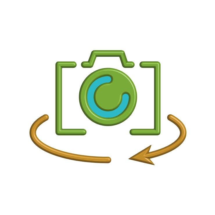 Vector camera icon design template