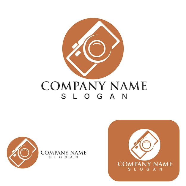 Camera icon element logo