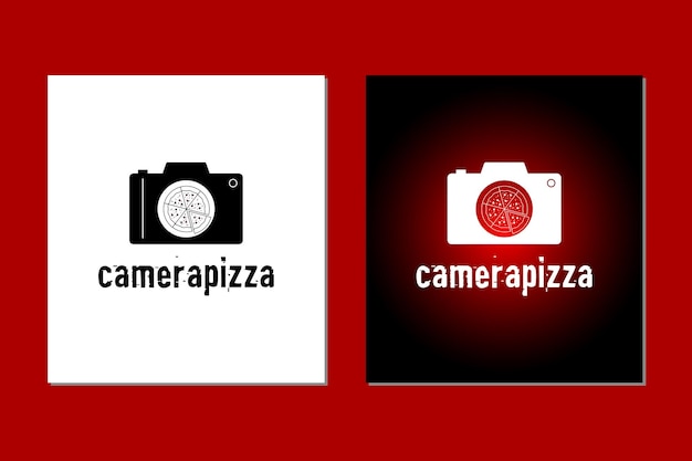 Camera icon food photography concept logo vector design inspiration