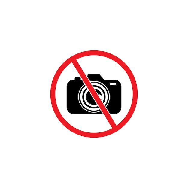 Camera icon logo vector design illustration template