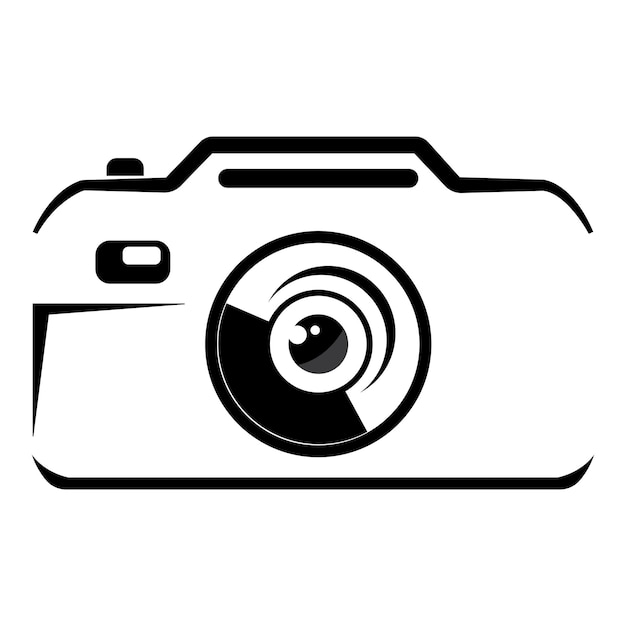 Camera icon logo vector design template