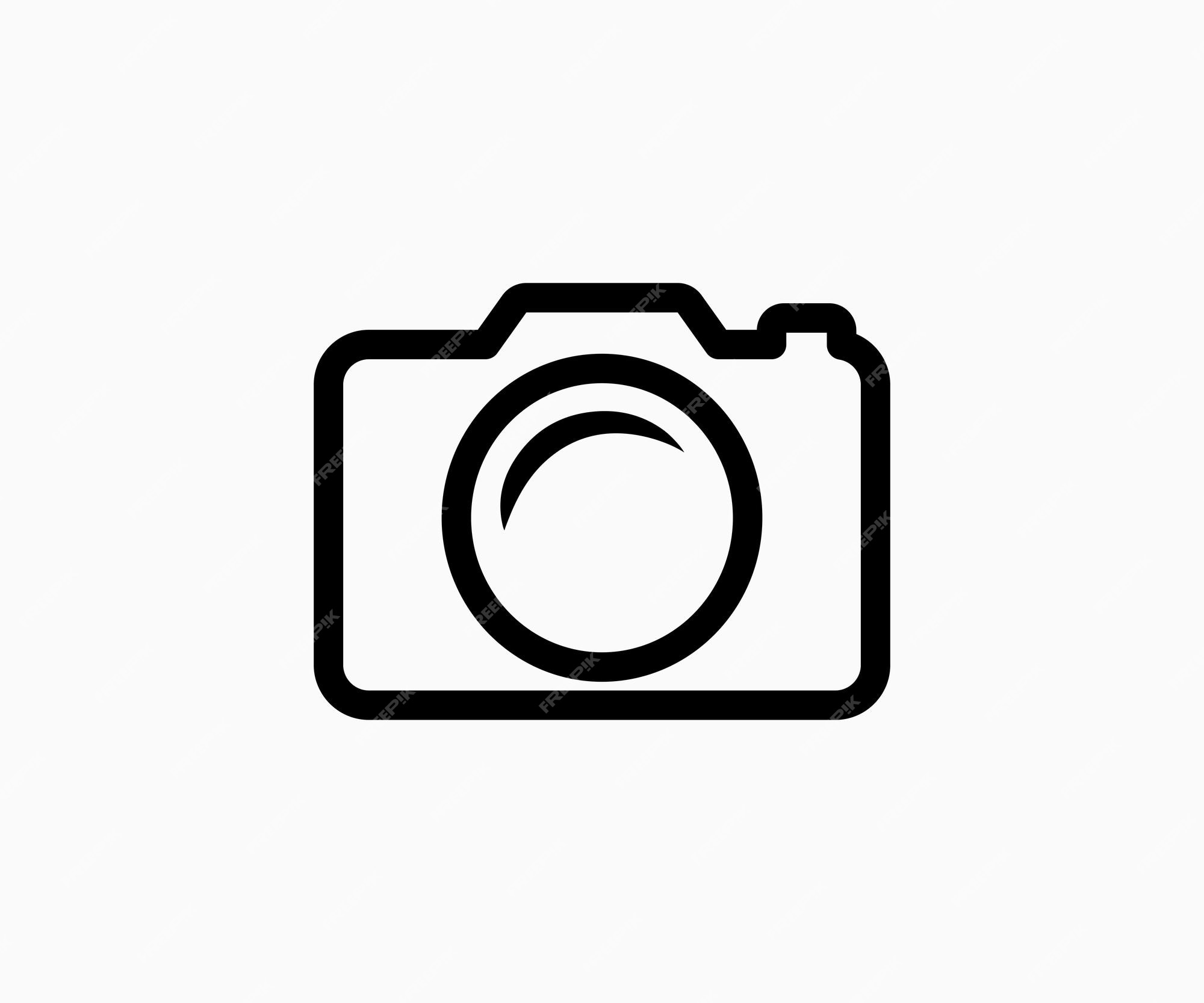 Premium Vector | Camera icon and symbol template camera outline ...