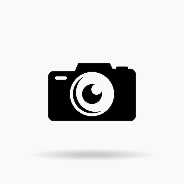 Vector camera icon in trendy flat style isolated on gray background. camera symbol vector design eps10. for