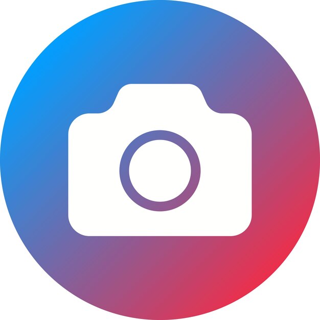カメラアイコンのベクトル画像を UI に使用できます