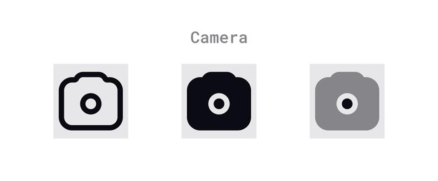 Camera Icons Sheet