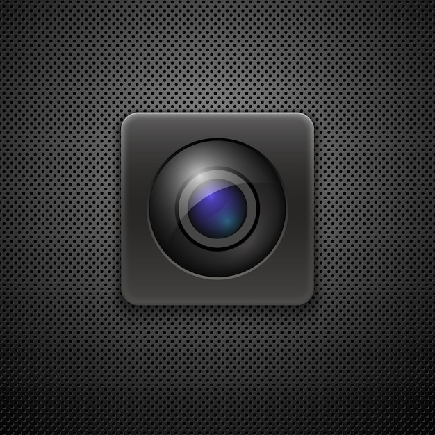 Camera lens icon