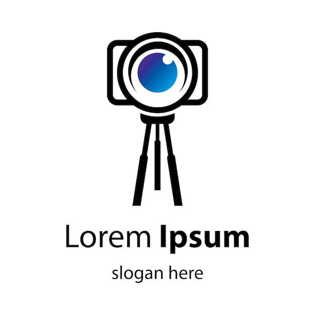 Camera logo afbeeldingen afbeelding ontwerp