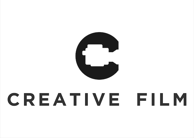 Camera logo C brief eerste ontwerp