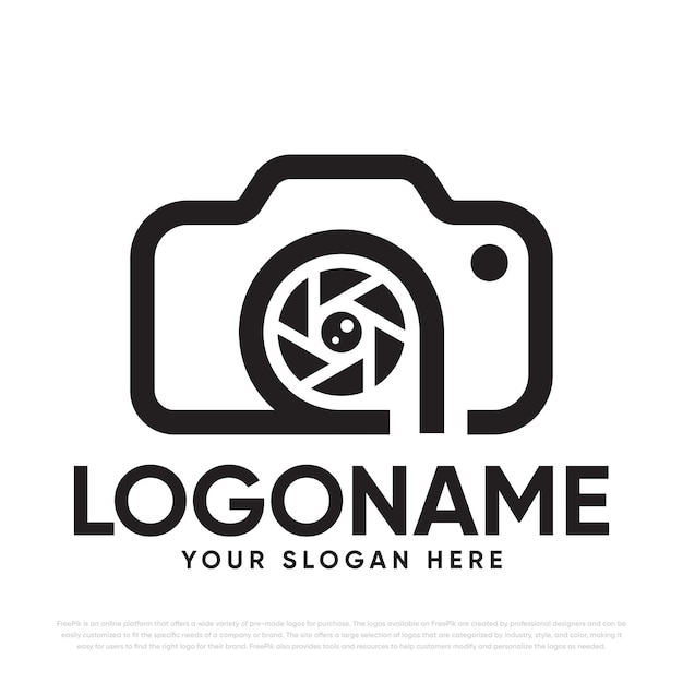 A camera logo design