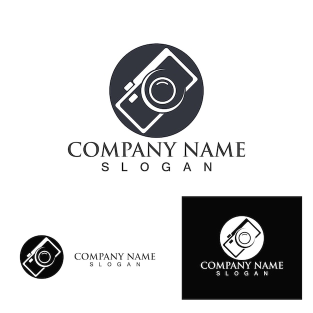 Camera logo en symbool vector afbeelding