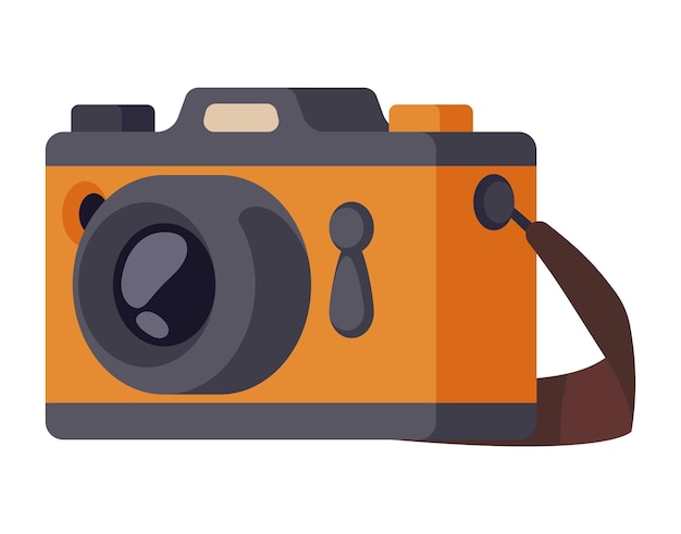 Vector camera photographic device technology icon